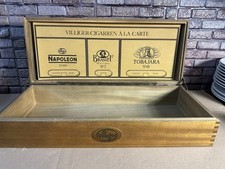 Schatulle Villiger Zigarillo Dose Holz 48cm Holzkiste Box Kiste Alt Sammler