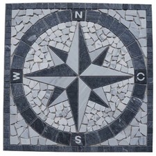 Mosaikfliesen Rosone 60x60 cm