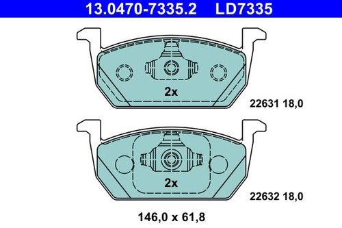 Ate 0470 7335 ceramic - 13.0470-7335.2,