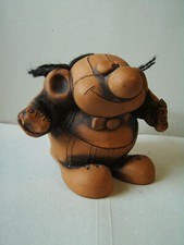 Spardose < Alter Opa > Terracotta / Ton / Keramik - Top Zustand