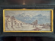 KLEINES ANTIKES ÖLGEMÄLDE IN