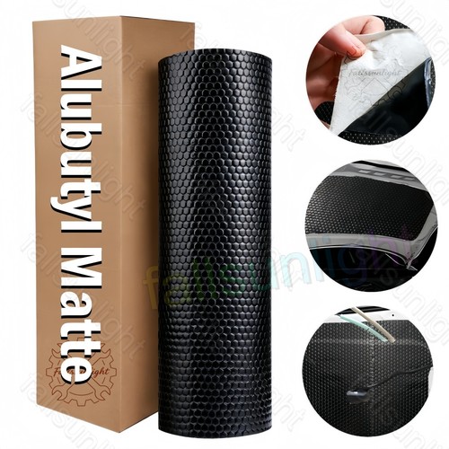 Alubutyl 50x400cm dämmmatte - alubutyl,