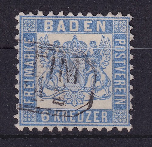 Baden kreuzer ultramarin - 6,