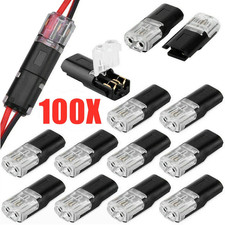 100pcs Auto Stecker 2-Polig