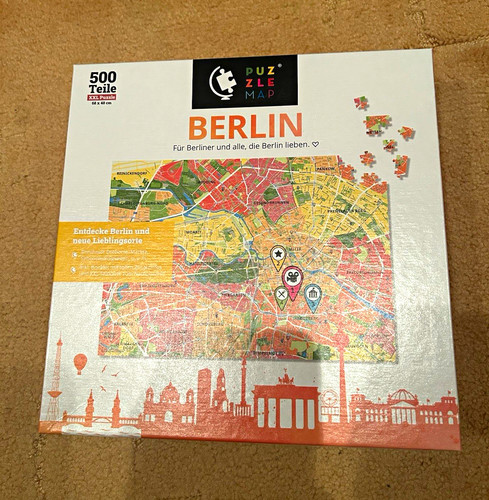 Puzzle map 500 - map,