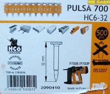 SPIT Zubehör: 500 Nägel HC6-32 für PULSA 700 + 800 + 40 P / E Gasnagler, 32mm