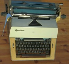 große DDR Büro Schreibmaschine OPTIMA M16 für Bastler Ersatzteilspender
