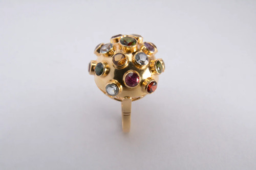 Gelbgold stern sputnik - 9,