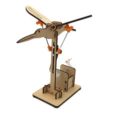 3D Holz Gans mit beweglichen