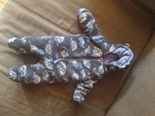 Winter Overall / Anzug Baby Gr. 56 Blau Dino