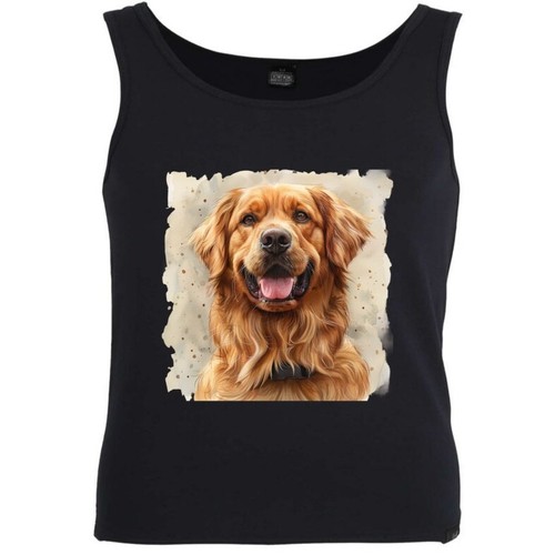 Tank top golden retriever - tank,