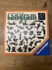 Tangram Chinapuzzle Ravensburger Brettspiel 1976 Retro vollständig