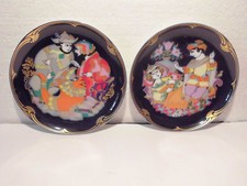 Rosenthal 2 Sammelteller Zauberpferd Björn Wiinblad Wandteller Künstlerteller