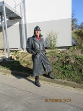 Ledermantel  50er Jahre Gr