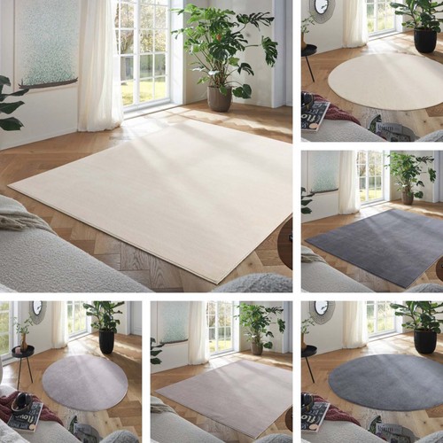 Kurzflor teppich madrid uni - teppich,