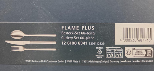 Wmf flame besteckset - besteckset, 66-teilig