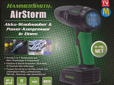 HammerSmith AirStorm - Akku-Staubsauger + Power-Kompressor