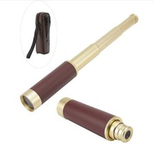 Taschen Teleskop Messing 25