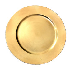 6 x Platzteller Unterteller Deko Teller  Gold Hochzeit Event 33cm dekowelten