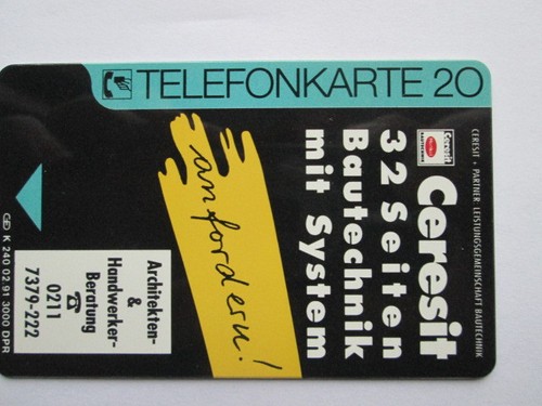 Telefonkarte dummy rohling - telefonkarte, dummy-rohling
