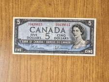 Banknote Kanada 5 Dollar 1954