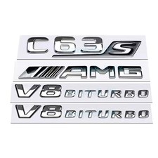 C63S AMG V8 BITURBO Emblem