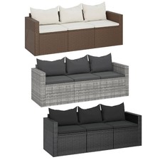 3-Sitzer Gartensofa mit Kissen