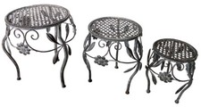 Hocker Set 3tlg. Gartendeko
