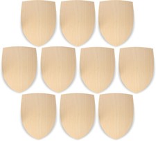 10x Ritterschild ohne Schlaufe