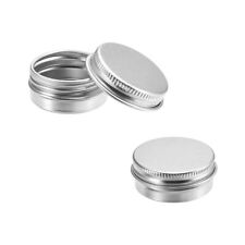 3 Stk. Metalldose Runde Aluminium Dosen Blechdose Schraubverschluss 0,33 oz 1ml