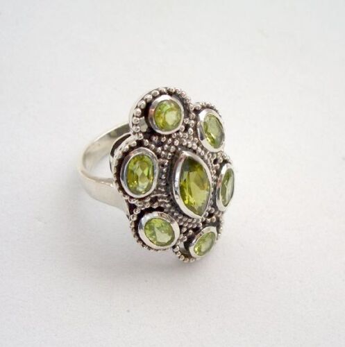 Ring mit peridot 925er - ring,