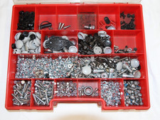 Posten / Fahrradteile / Fahrrad / Teile / Schrauben / Koffer / Edelstahl / Stahl