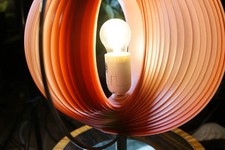 Lila Space Age Tischlampe in