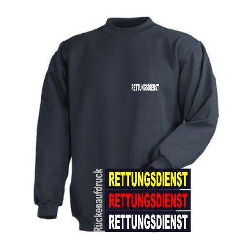 Rettungsdienst sweat shirt - rettungsdienst, sweat-shirt