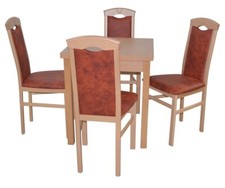 5tlg. Tischgruppe, Essgruppe 5tlg. In 4 Farben, Esstisch ausziehbar