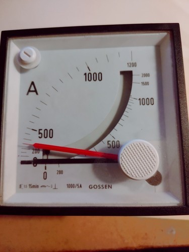 Amperemeter bimetall dreheisen - amperemeter, bimetall-dreheisen