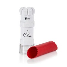 Genius Knoblauch-Schneider G5, Set 2-tlg., weiß-rot