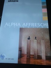 Sikkens ALPHA AFFRESCHI Kollektion FARBKARTE Farbmuster Spachteltechnik
