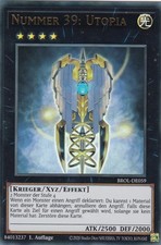 Nummer 39: Utopia BROL-DE059 Ultra Rare Brothers of Legend Yugioh Karte Deutsch
