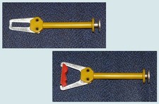 DDR Zuckergreifer-Zuckerzange - gelb-oliv - gebraucht - FUNKTIONIERT -  ULTRASCH