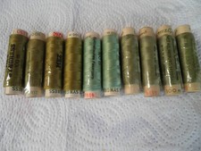 Konvolut 10 Rollen Nähgarn à