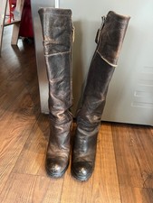 Star raw damen lederstiefel - raw,