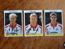 1. FC Köln, Panini Fussball 95, 1 Bild auswählen, original Autogramme