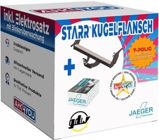 GDW AHK für Renault Twingo 98-07 starr Kugelflansch + 7-pol ES ABE