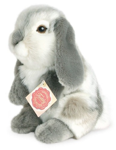 Grau sitzender hase - sitzender, teddy