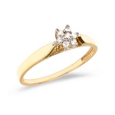 14 Karat Gelbgold Diamant