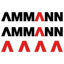 AMMANN 50cm x 7,4cm aufkleber