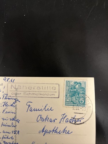 Ddr bild postkarte - ddr, ef