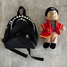 DIE SPIEGELBURG Käpt'n Capt'n Sharky Pirat Stofftier Plüsch + Hai Rucksack