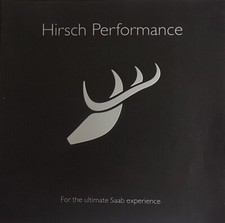 Saab Hirsch Performance Prospekt Brochure  Brochyr  schwedisch svenska / swedish